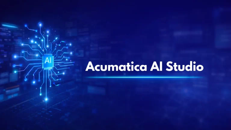 Acumatica AI Studio