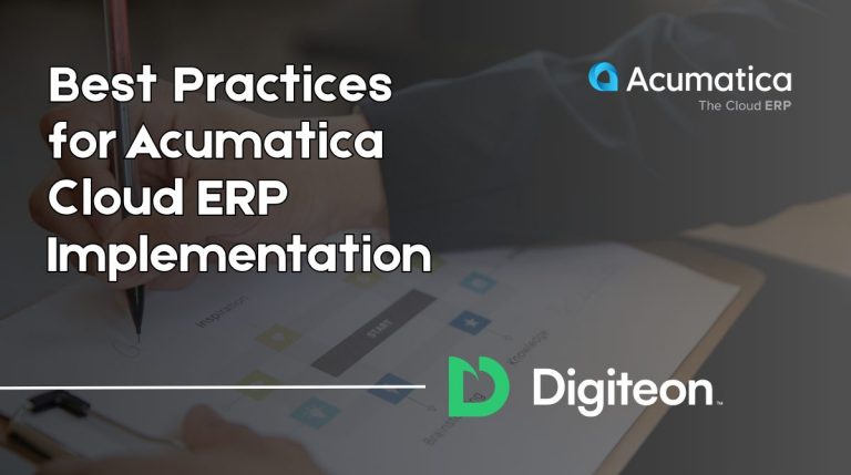 Acumatica Cloud ERP Implementation