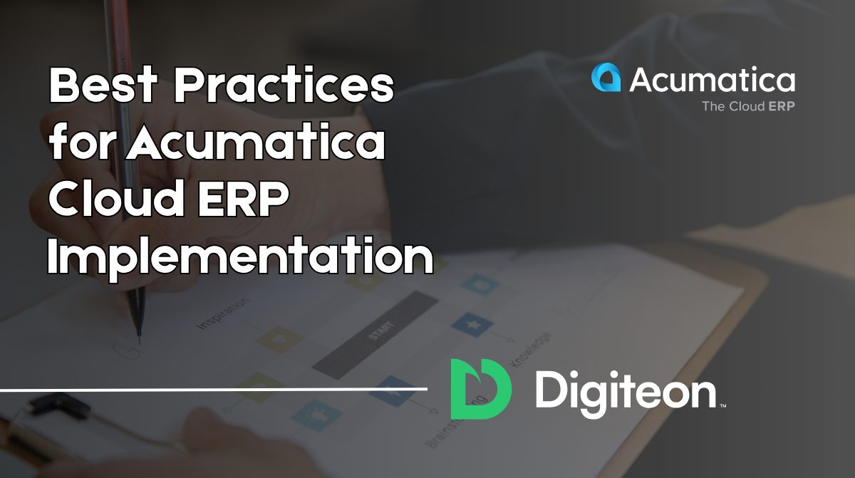 Acumatica Cloud ERP Implementation